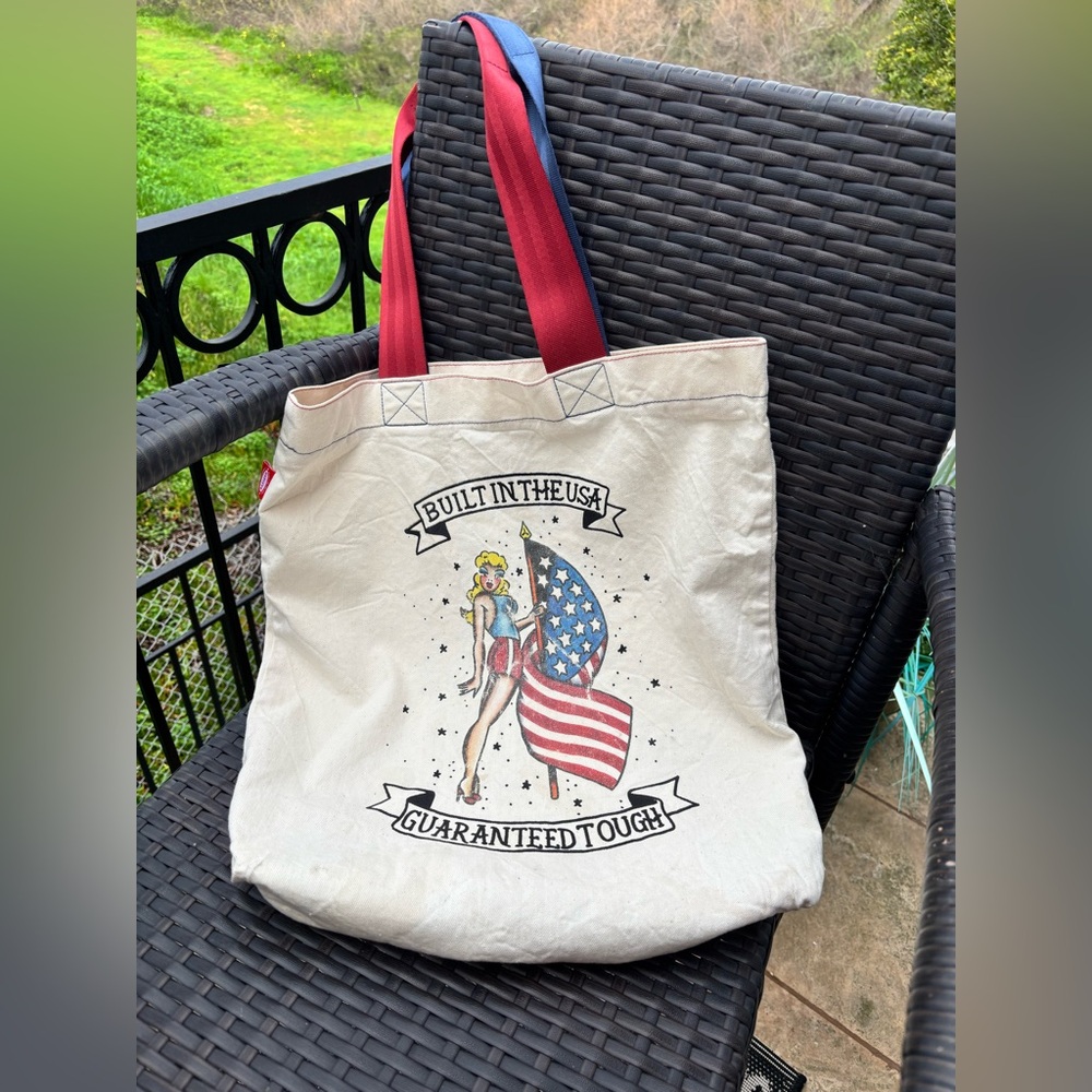 HARVEYS x Sid Pin Up Girl Canvas Tote GUC